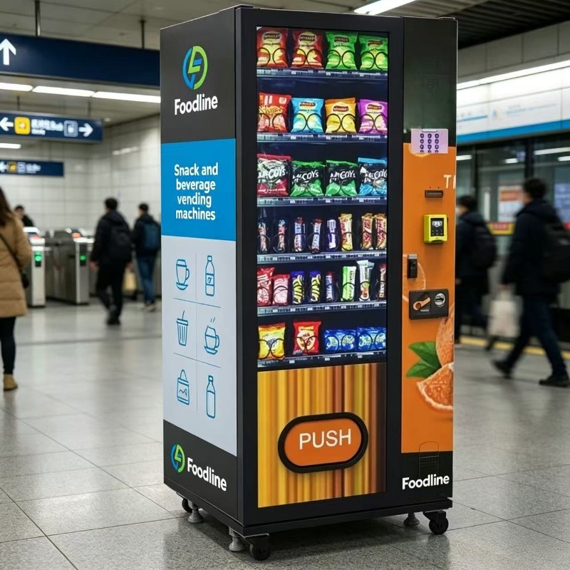 Food Snacks Vending Machine - FL Customized Cold Healthy Food Snack