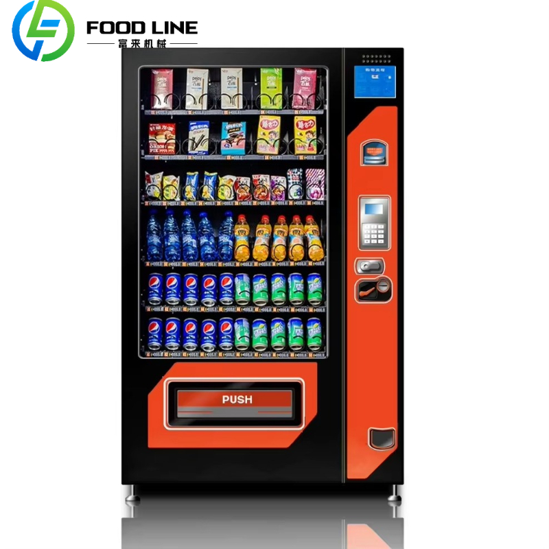 Food Snacks Vending Machine - Customized Touch Screen Smart Mini Drinks