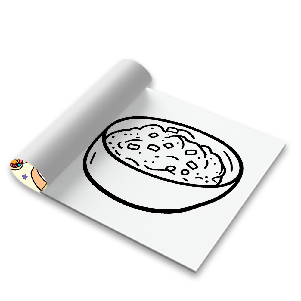 Food And Snacks Coloring Book - Food Drink & Sweets Bold Easy