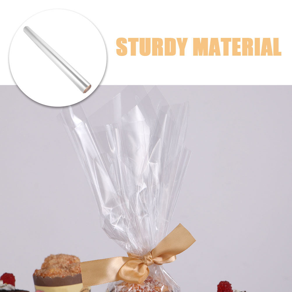2 Rolls Transparent Flower Wra - đánh giá và giá Snacks Food Gift Baskets