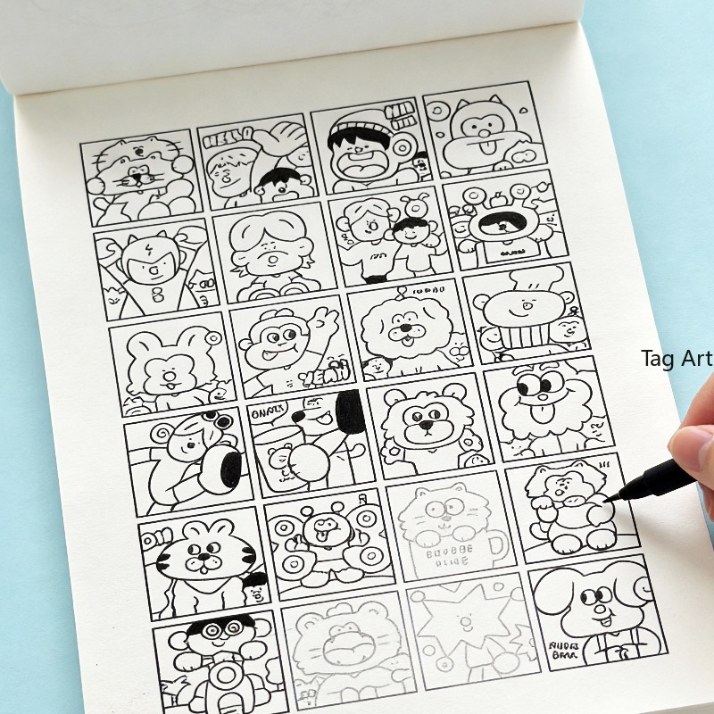 Anxious Relief Hand Picture Bo - đánh giá và giá Food And Snacks Coloring Book