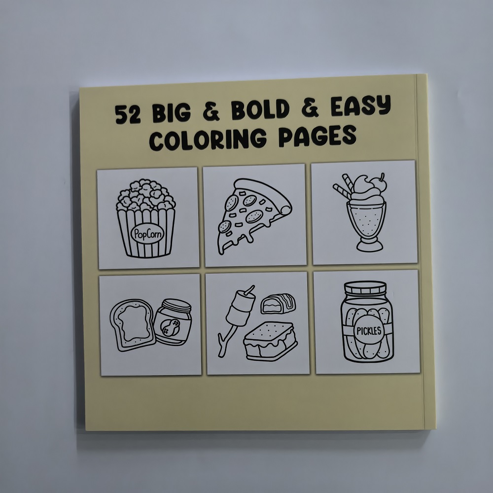 Food Drinks and Desserts Color - đánh giá và giá Food And Snacks Coloring Book
