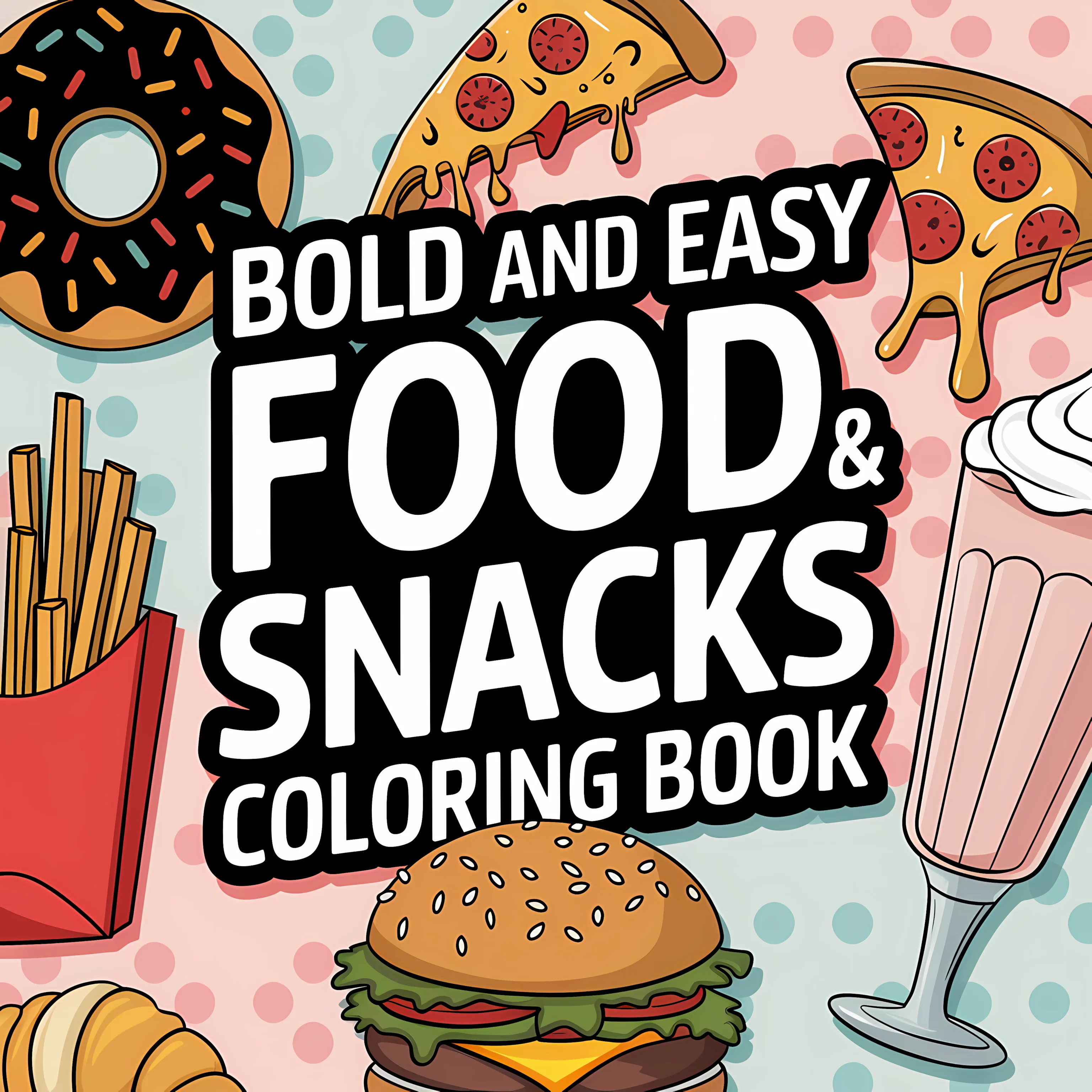 Easy Food and Snacks Coloring  - đánh giá và giá Food And Snacks Coloring Book
