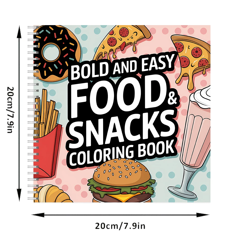 Easy Food and Snacks Coloring  - đánh giá và giá Food And Snacks Coloring Book