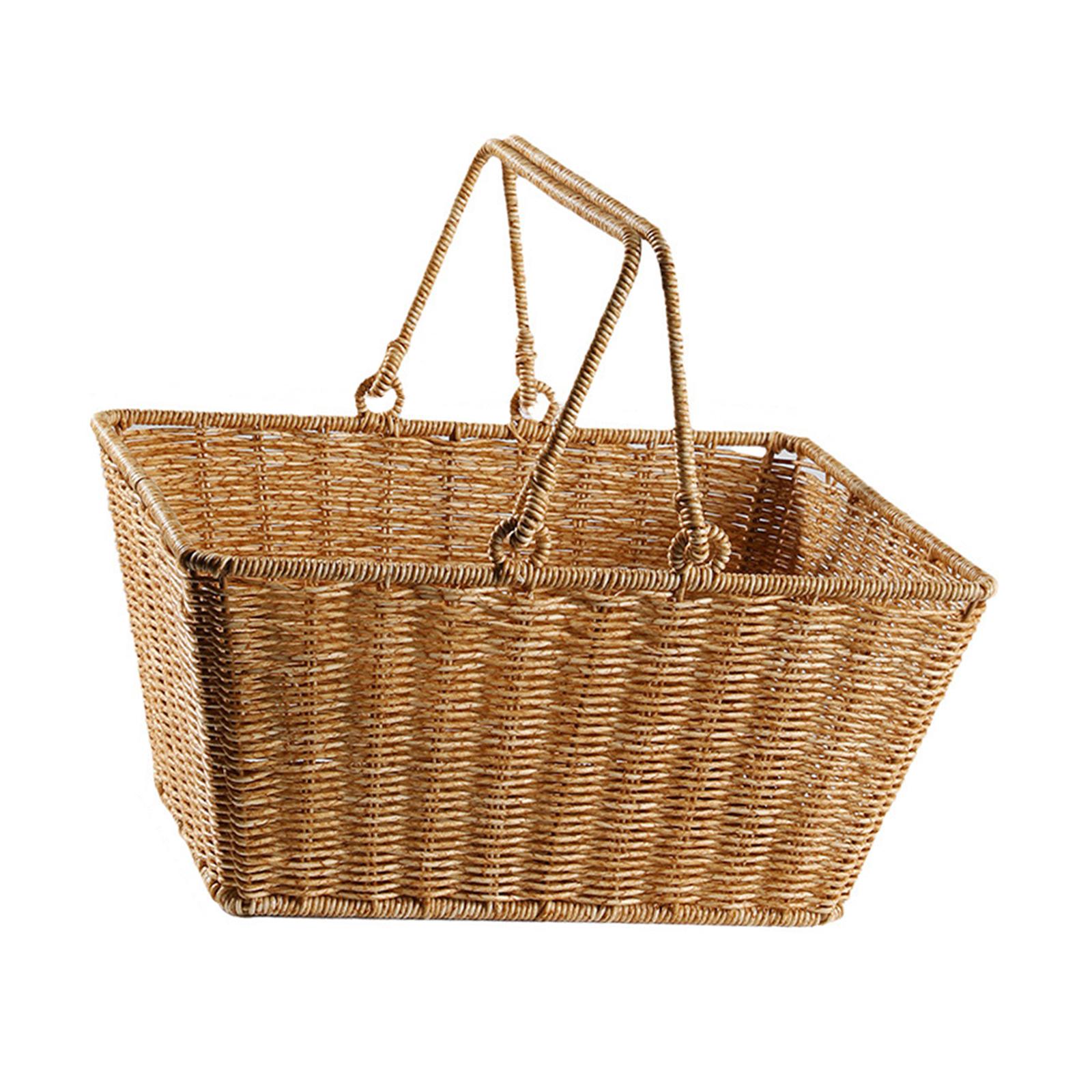 Picnic Storage Basket with Han - đánh giá và giá Snacks Food Gift Baskets