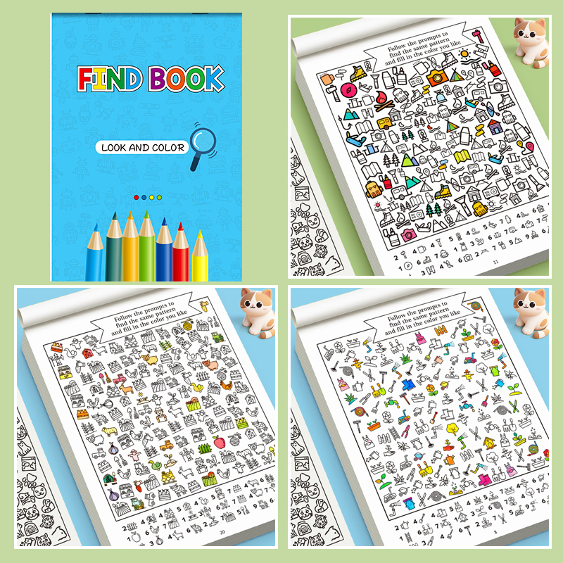 Interactive Book with Hidden P - đánh giá và giá Food And Snacks Coloring Book