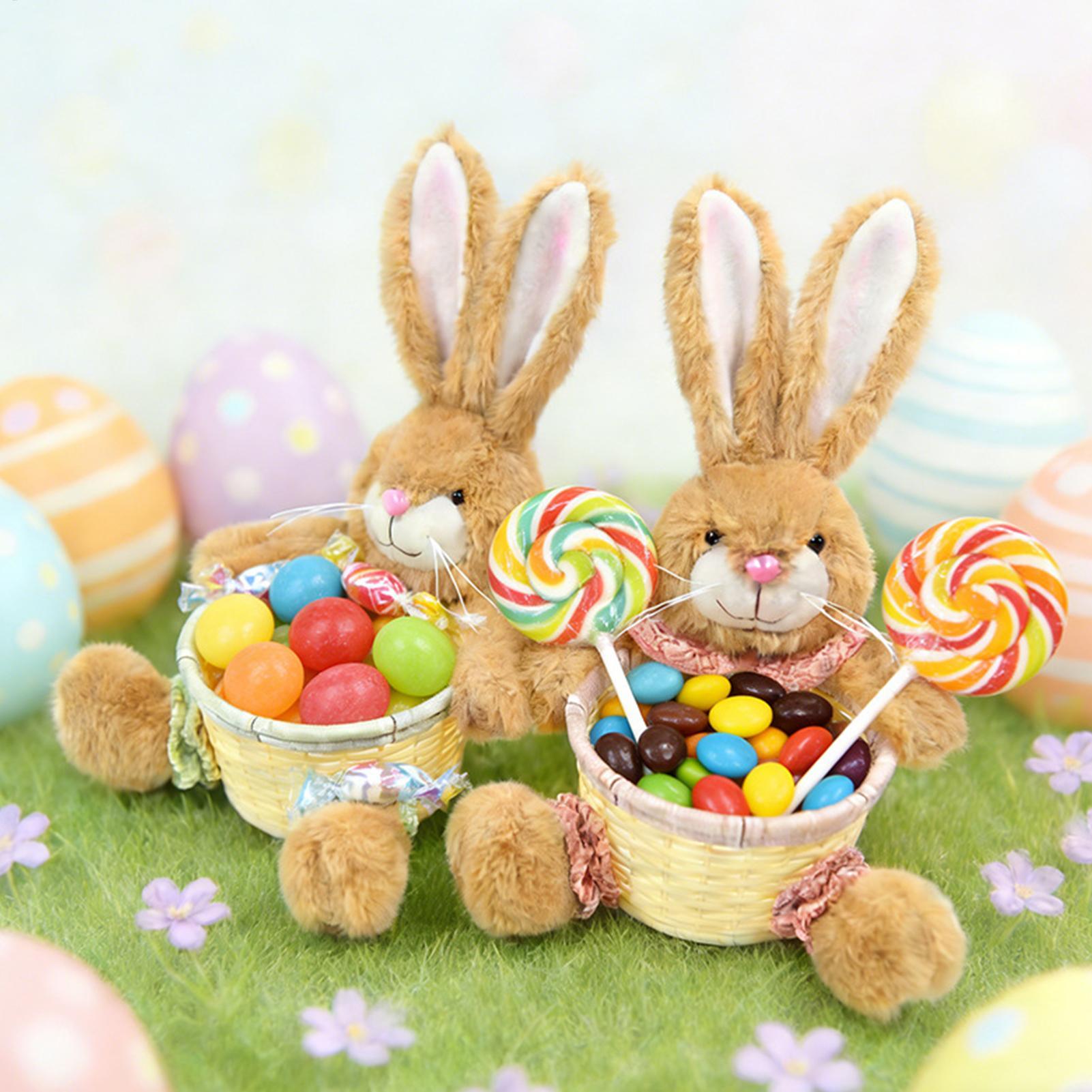 Easter Bunny Basket Rabbits Sh - đánh giá và giá Snacks Food Gift Baskets