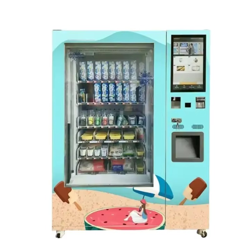 Automatic Ice Water Vending Ma - đánh giá và giá Food Snacks Vending Machine