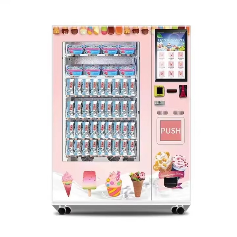 Automatic Ice Water Vending Ma - đánh giá và giá Food Snacks Vending Machine