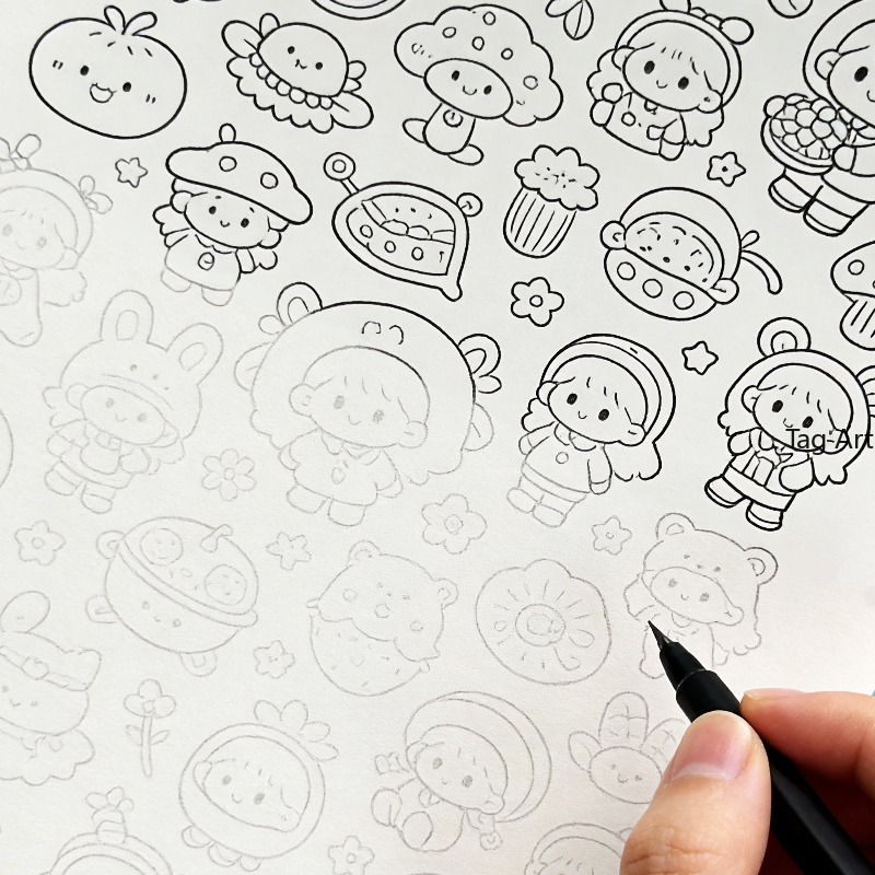 Anxious Relief Hand Picture Bo - đánh giá và giá Food And Snacks Coloring Book