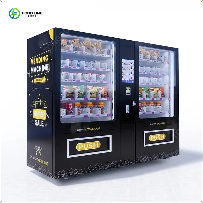 Automatic Smart Vending Machin - đánh giá và giá Food Snacks Vending Machine