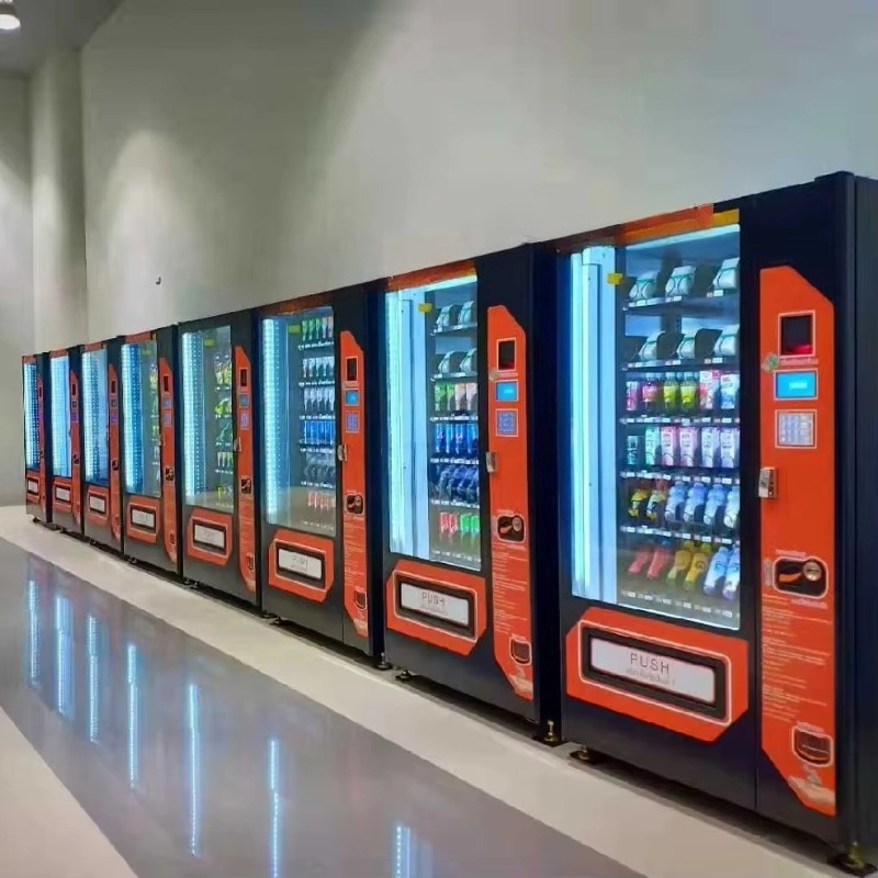 Customized Touch Screen Smart  - đánh giá và giá Food Snacks Vending Machine