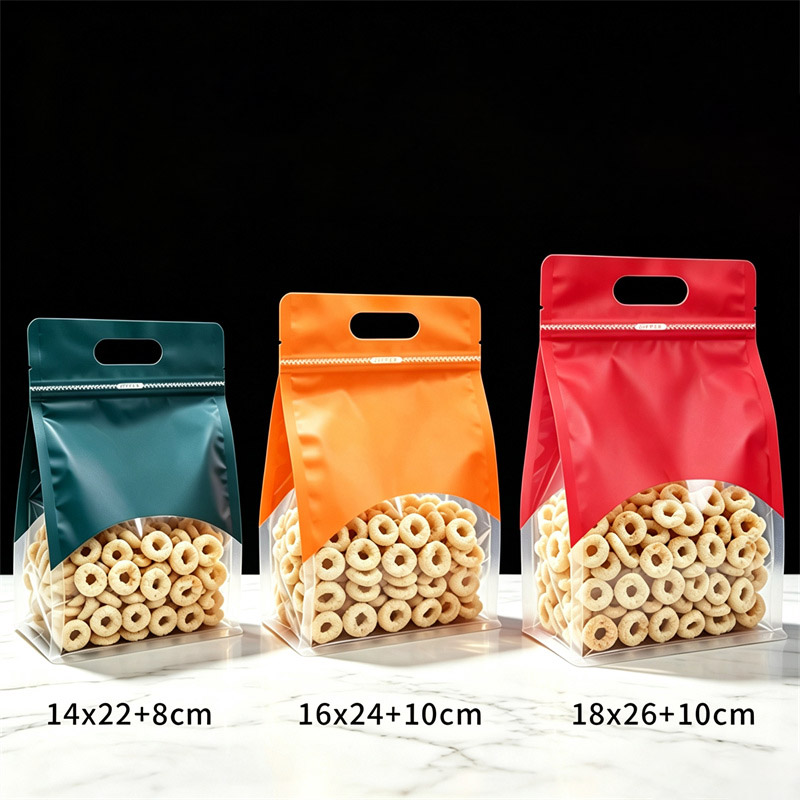 50Pcs Transparent Handheld Sea - đánh giá và giá Logo Food Snack