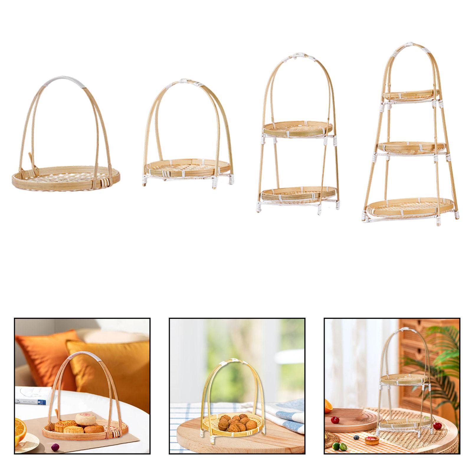 Snack Organizer Woven Bamboo T - đánh giá và giá Snacks Food Gift Baskets