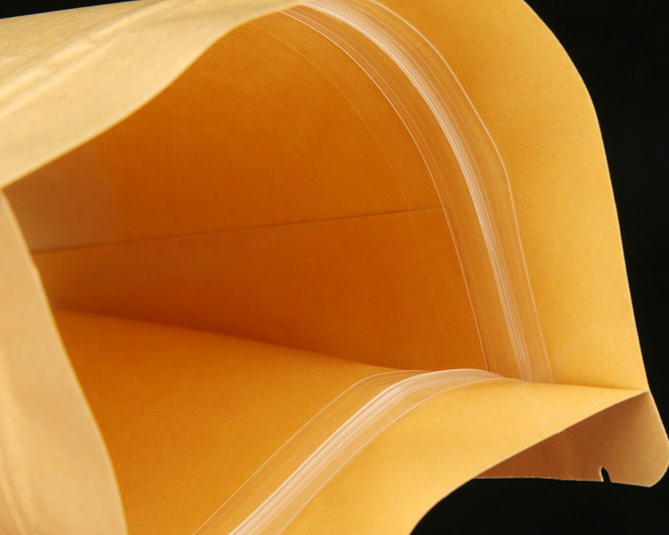 50PCS 3D Stand-up Kraft Paper  - đánh giá và giá Logo Food Snack