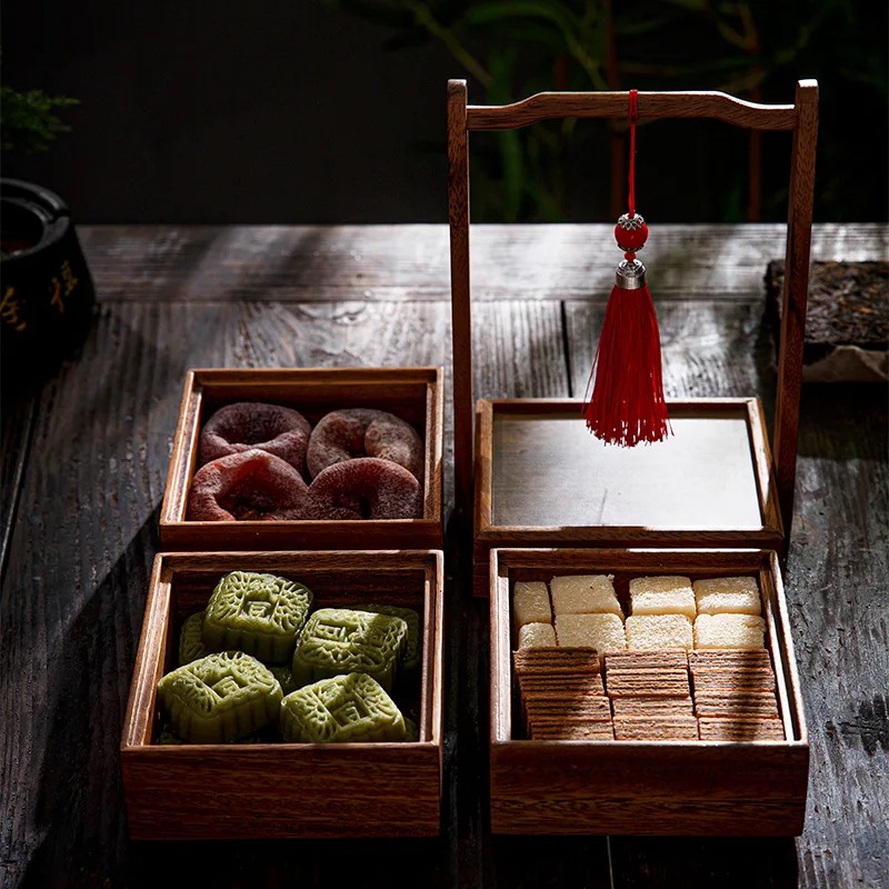 Minimalist Multi-Layer Stackab - đánh giá và giá Snacks Food Gift Baskets