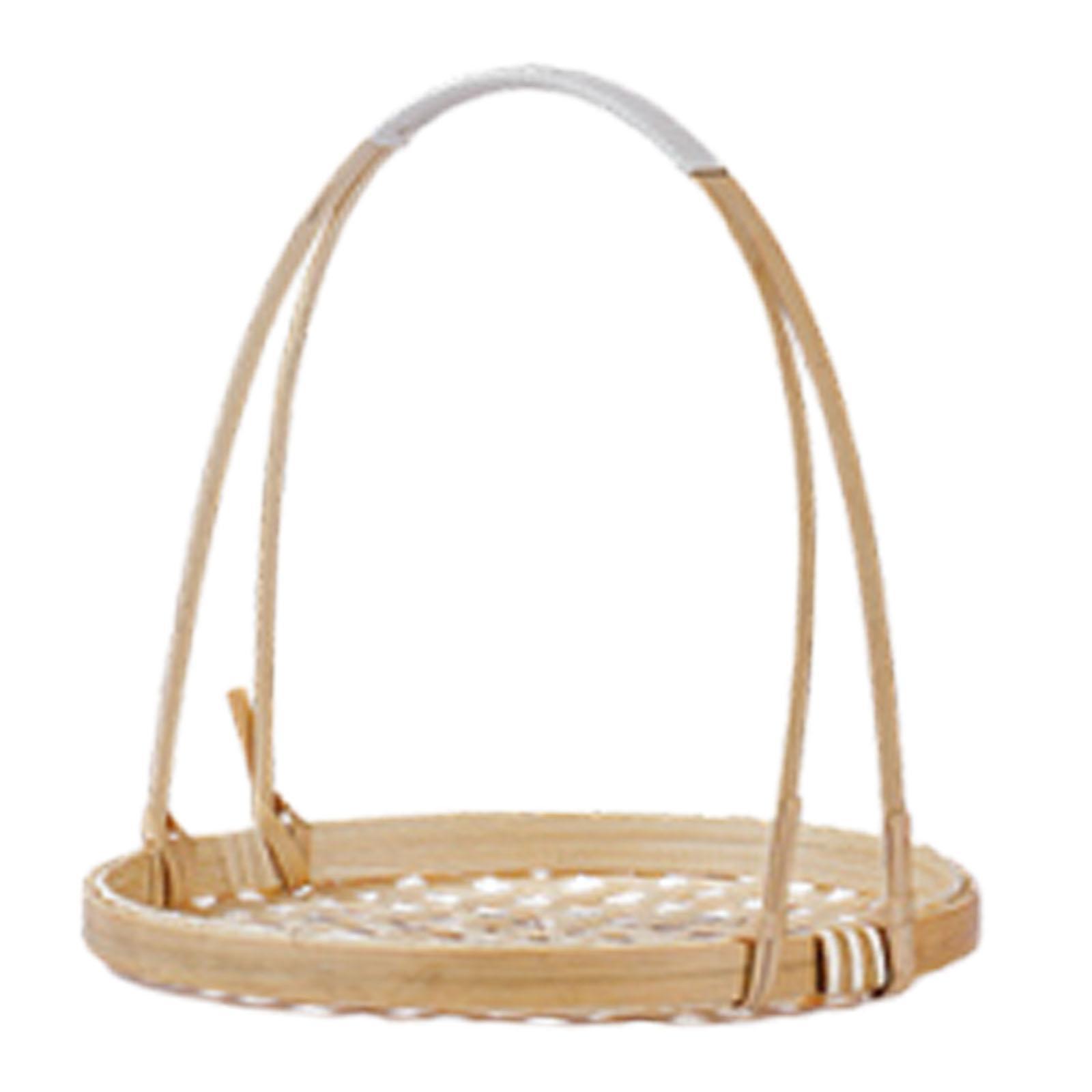 Woven Bamboo Snack Stand Food  - đánh giá và giá Snacks Food Gift Baskets
