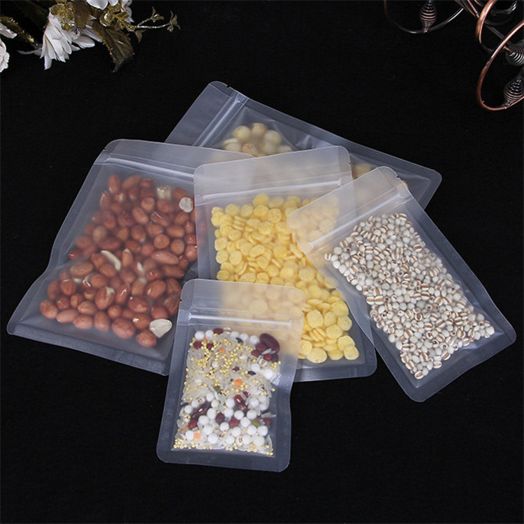 100 Chiếc Mờ Nhựa Khóa Zip Túi - đánh giá và giá Logo Food Snack
