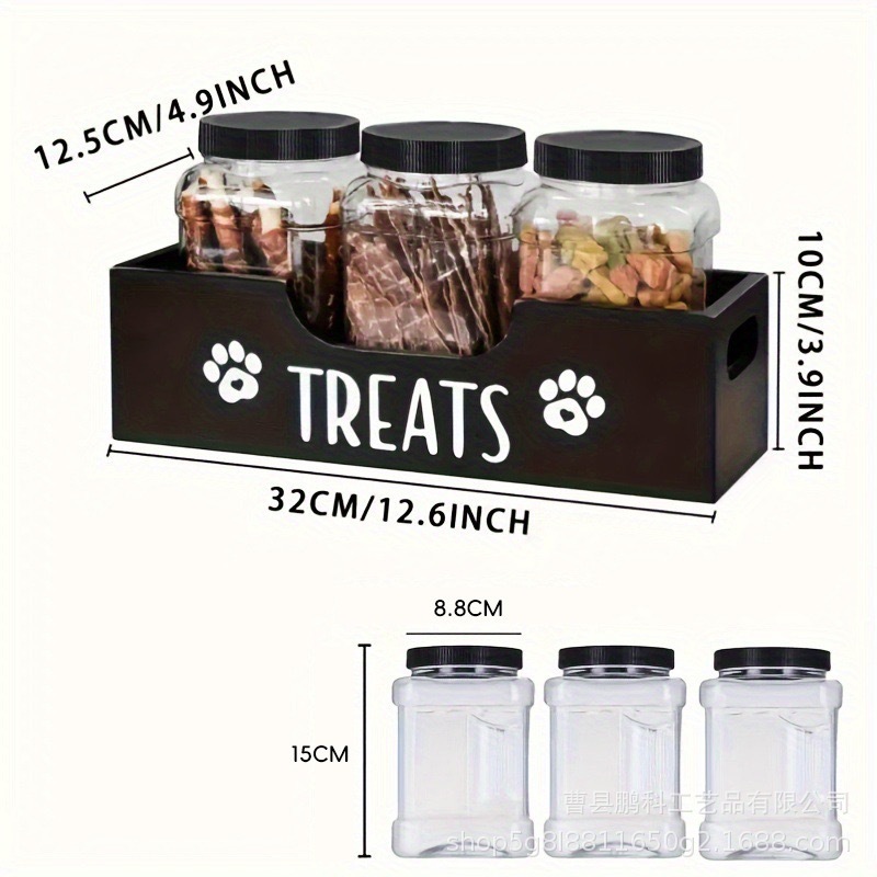 Wooden dog food container stor - đánh giá và giá Food Snacks Amazon