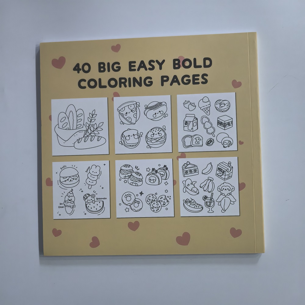 Food Drink & Sweets Easy-bold  - đánh giá và giá Food And Snacks Coloring Book
