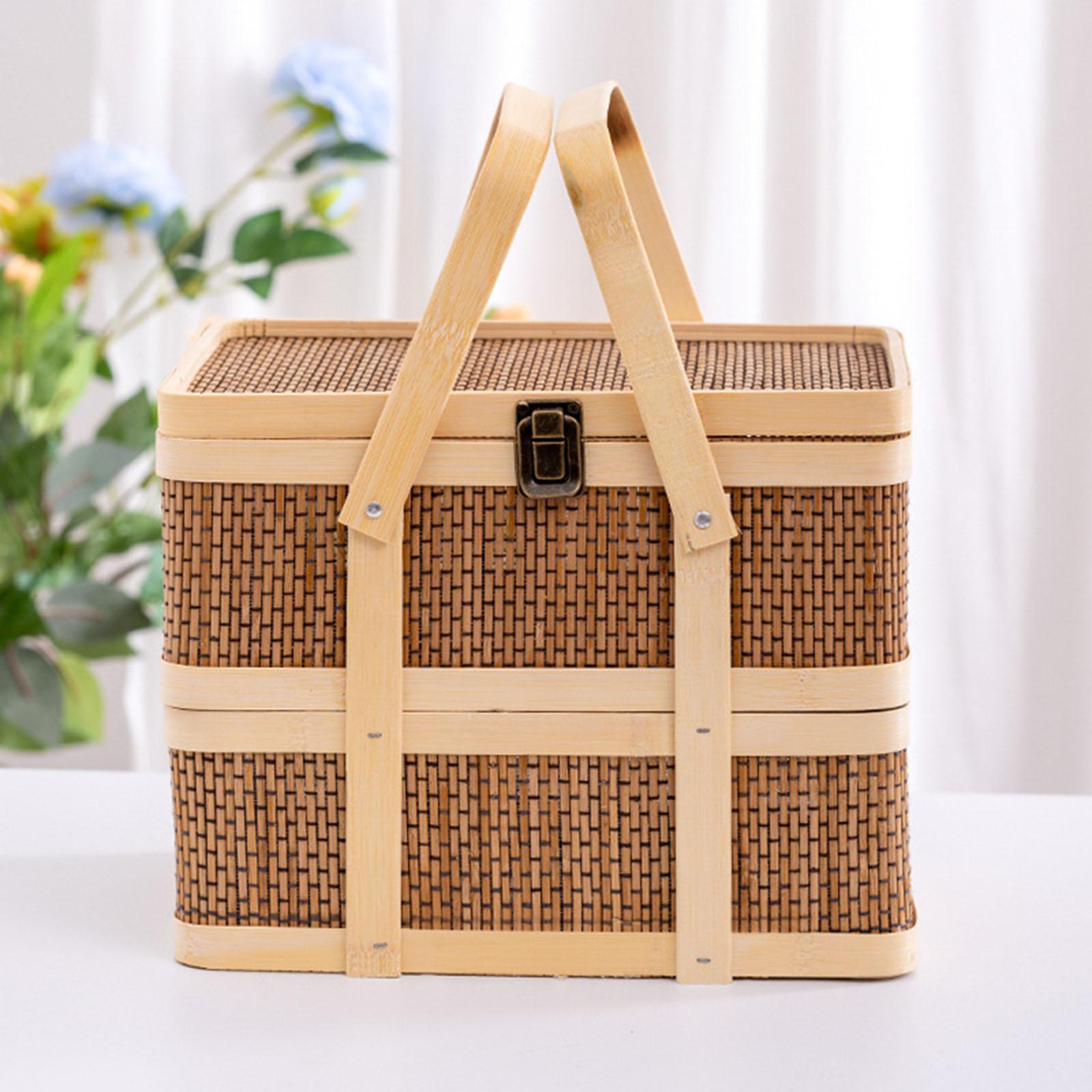 Woven Picnic Basket,Food Stora - đánh giá và giá Snacks Food Gift Baskets