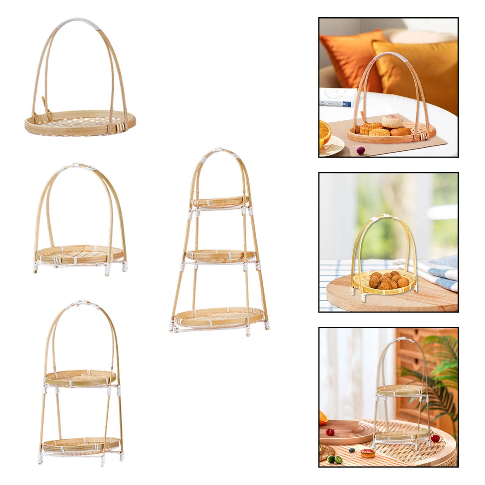 Bamboo Woven Snack Organizer M - đánh giá và giá Snacks Food Gift Baskets