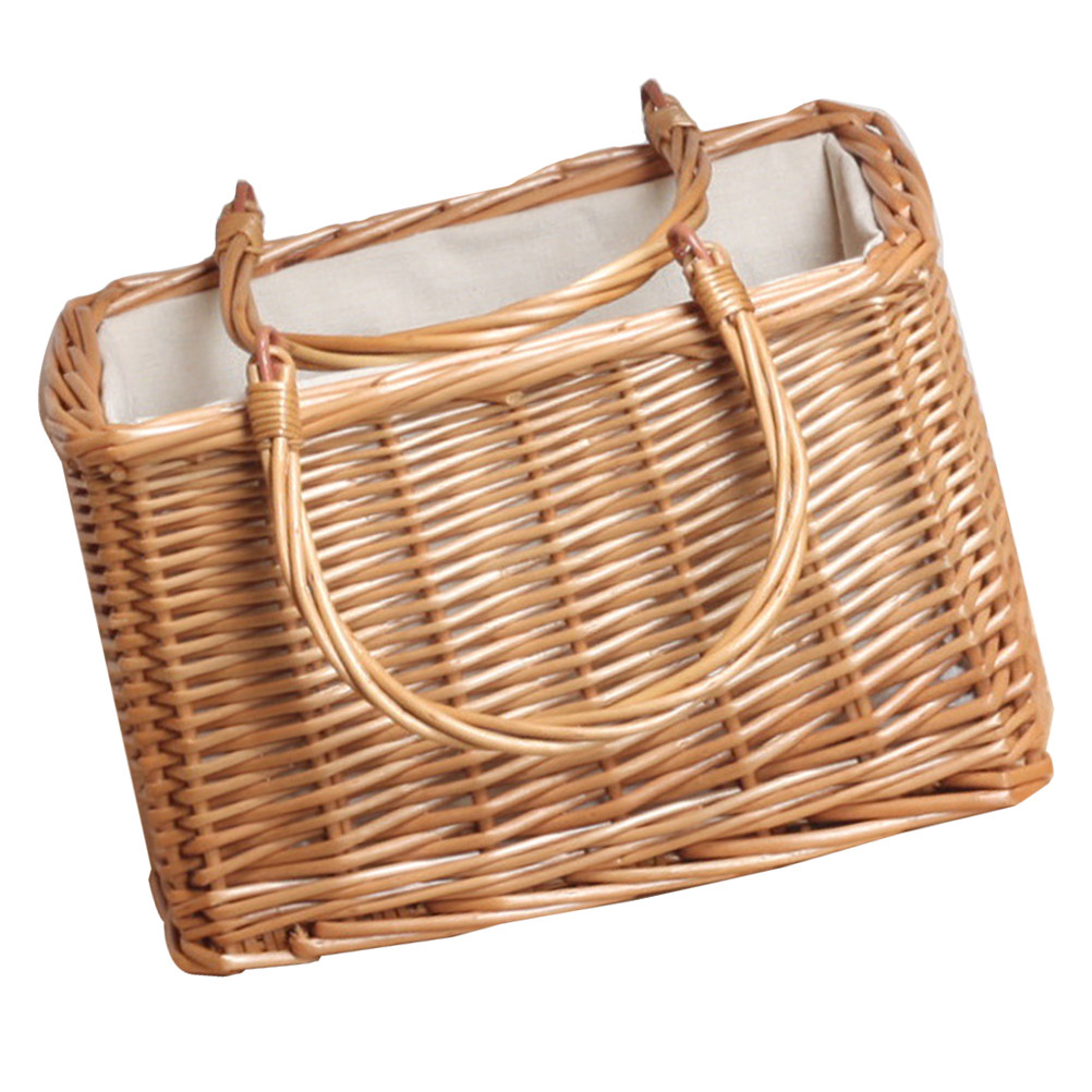 1Pcs Wicker Storage Basket Por - đánh giá và giá Snacks Food Gift Baskets