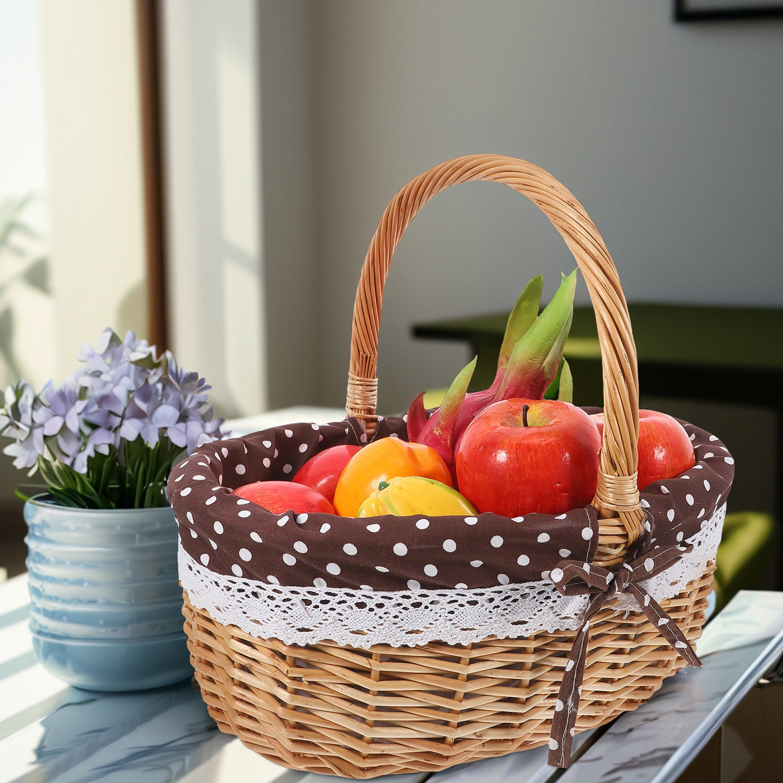 Handmade Wicker Storage Basket - đánh giá và giá Snacks Food Gift Baskets