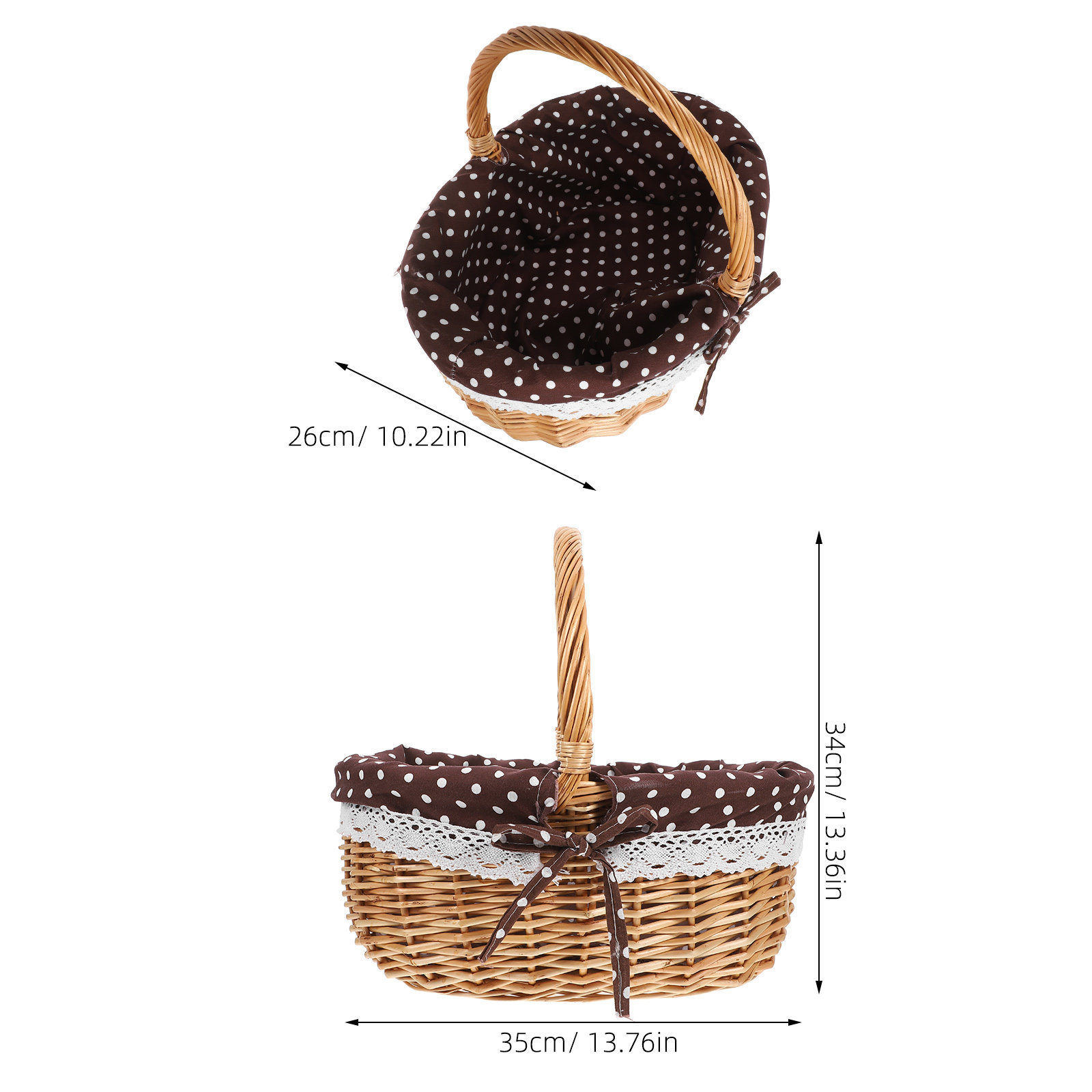 Handmade Wicker Storage Basket - đánh giá và giá Snacks Food Gift Baskets