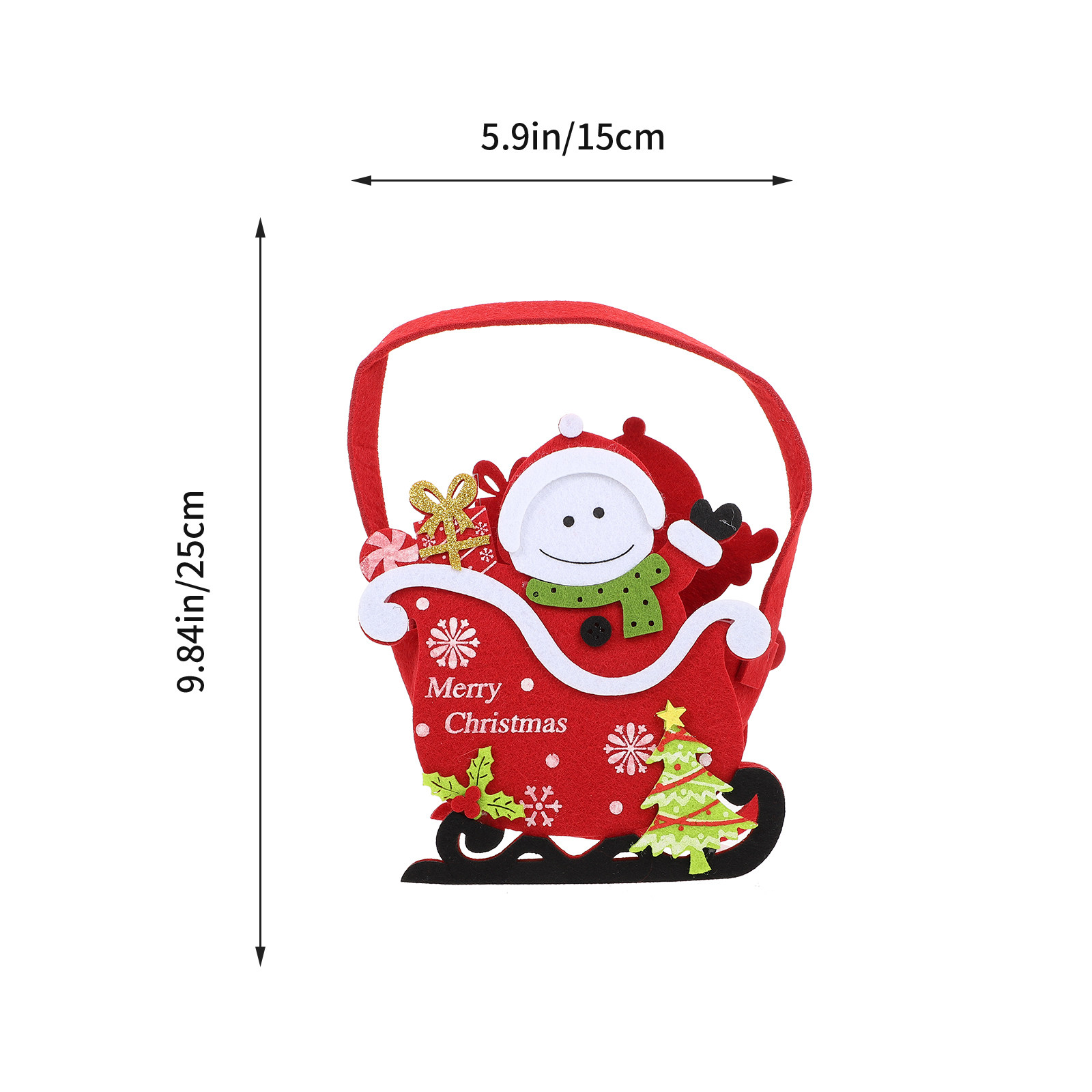 1Pcs Christmas Candy Basket Xm - đánh giá và giá Snacks Food Gift Baskets