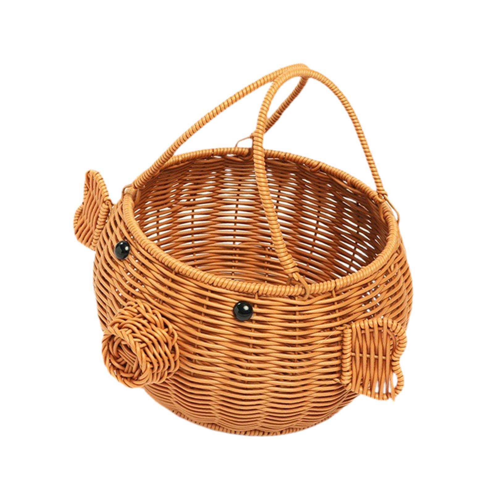 Pig Shaped Storage Basket Hand - đánh giá và giá Snacks Food Gift Baskets