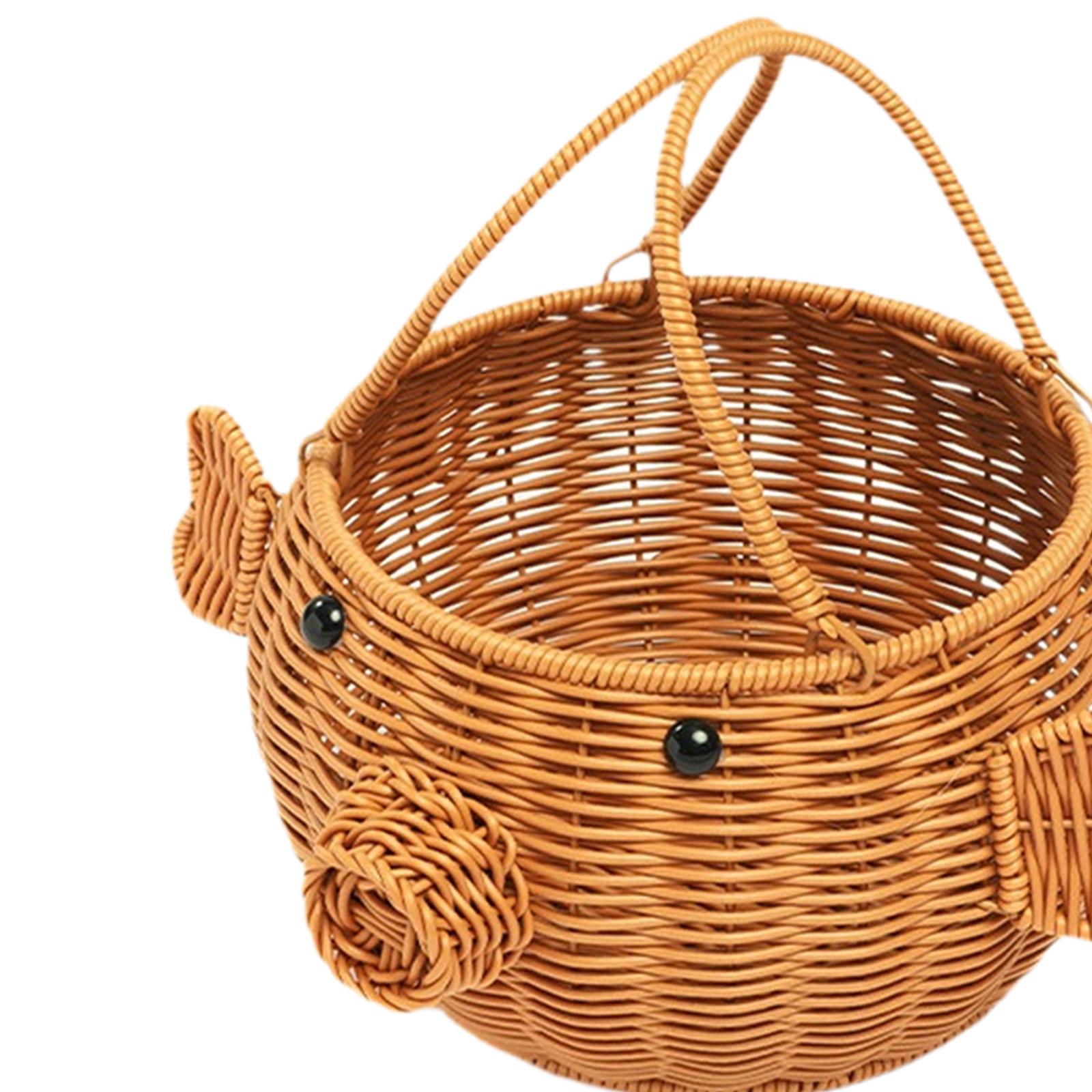 Pig Shaped Storage Basket Hand - đánh giá và giá Snacks Food Gift Baskets