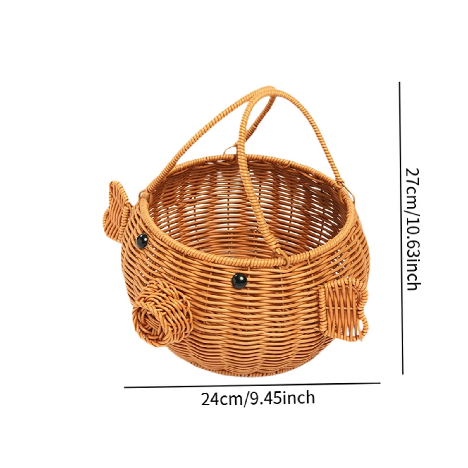 Pig Shaped Storage Basket Hand - đánh giá và giá Snacks Food Gift Baskets