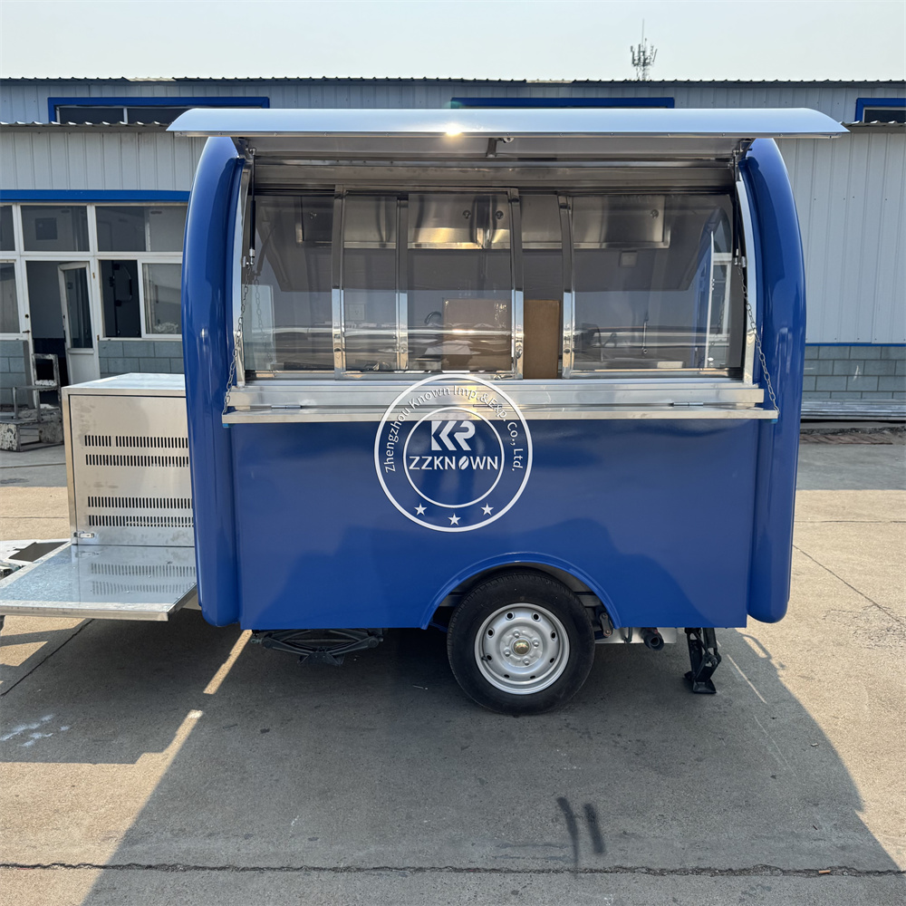 Outdoor Mobile Bar Trailer Tru - đánh giá và giá Food Snacks Vending Machine