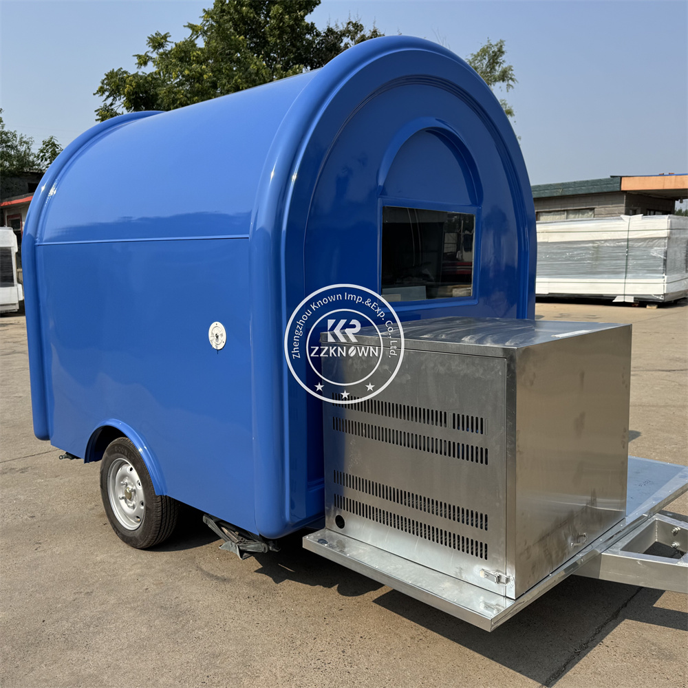 Outdoor Mobile Bar Trailer Tru - đánh giá và giá Food Snacks Vending Machine