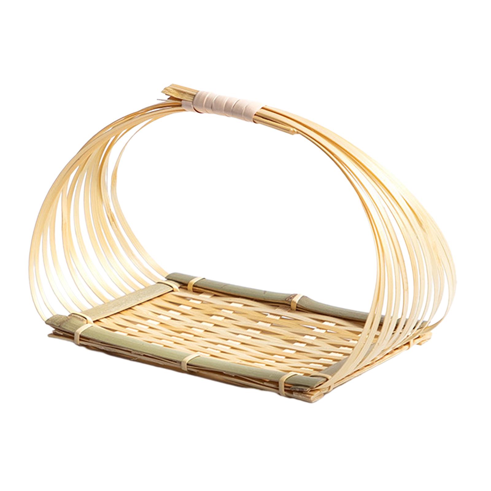 Picnic Woven Basket Bamboo Foo - đánh giá và giá Snacks Food Gift Baskets